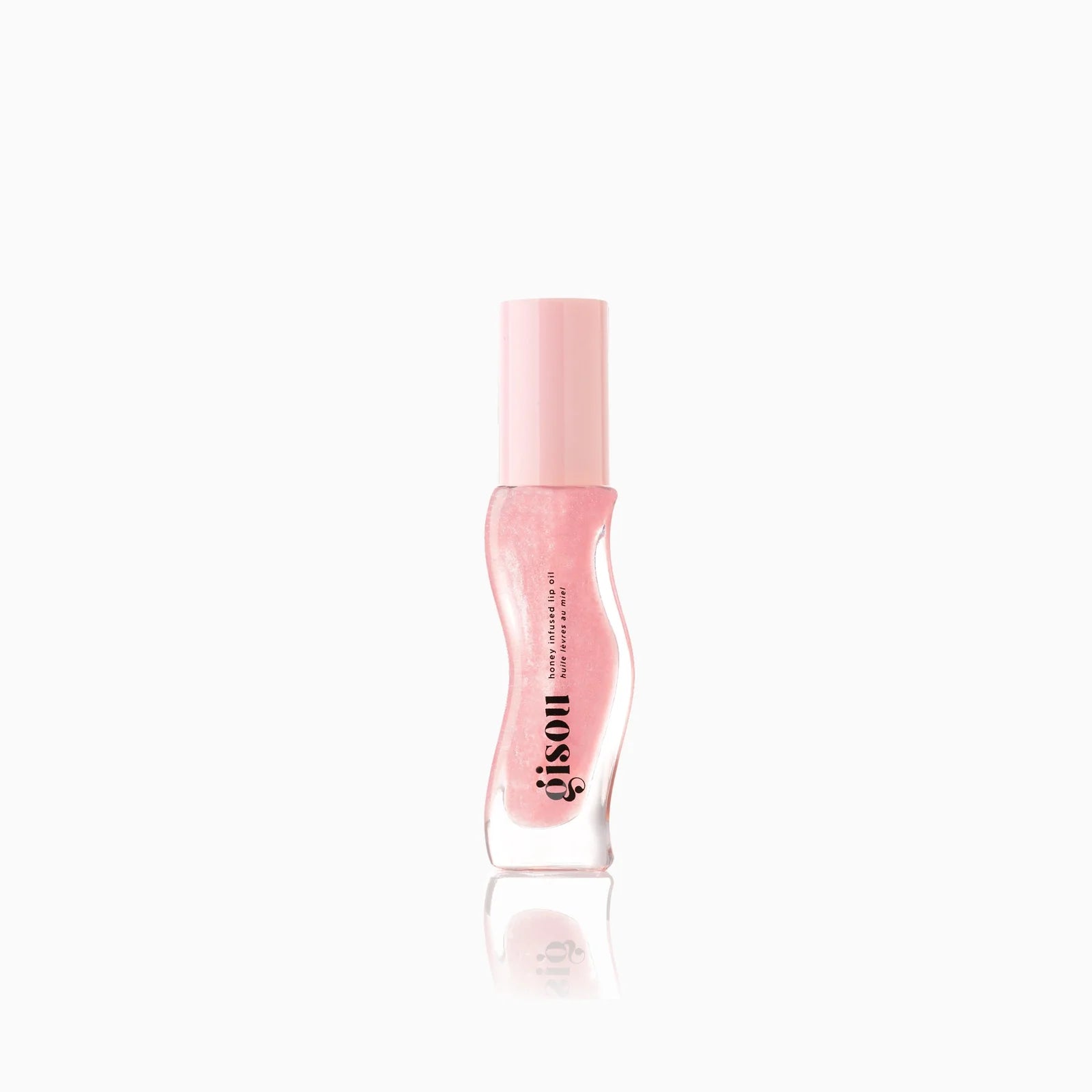 Gisou Honey Infused Lip Oil bottle and applicator