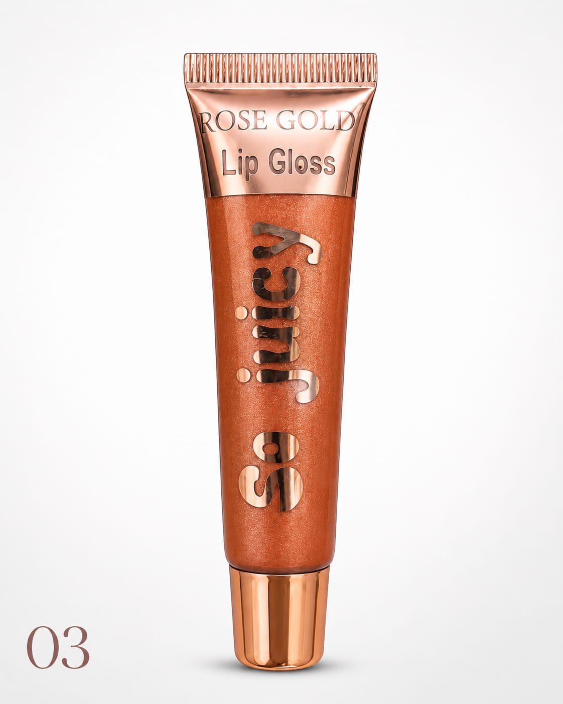 RoseGold So Juicy Lip Gloss packaging