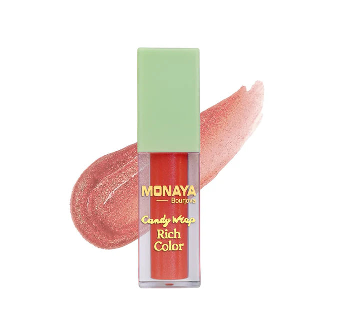 Candy Wrap Rich Color Lip Gloss G017 wand applicator detail
