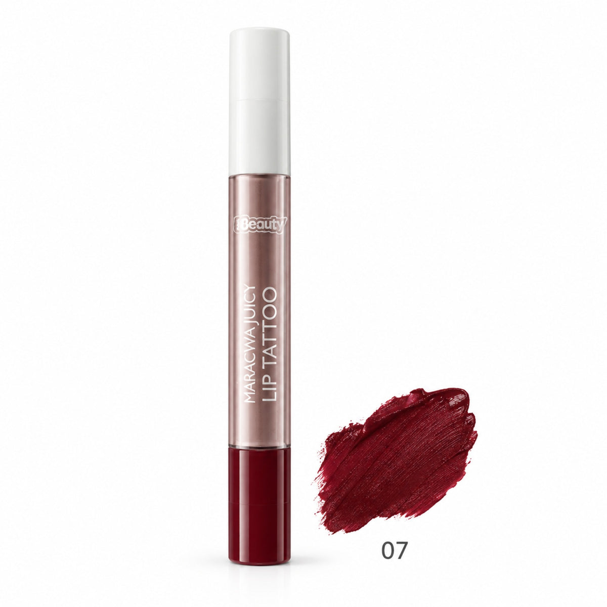 3Q Beauty Maracwa Juicy Lip Tattoo shade 07 Vivid Berry Crimson