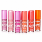 3Q Beauty Super Glow Glitter Lip Oil OL-479 collection display