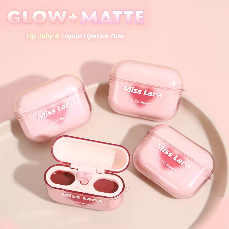 Miss Lara 2-in-1 Matte & Gloss Lip Duo