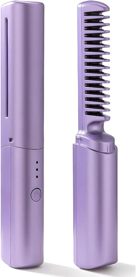 Aputue Mini Cordless Hair Straightener charging port