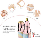 2-in-1 Rechargeable Eyebrow & Facial Hair Trimmer for Women - product image 4