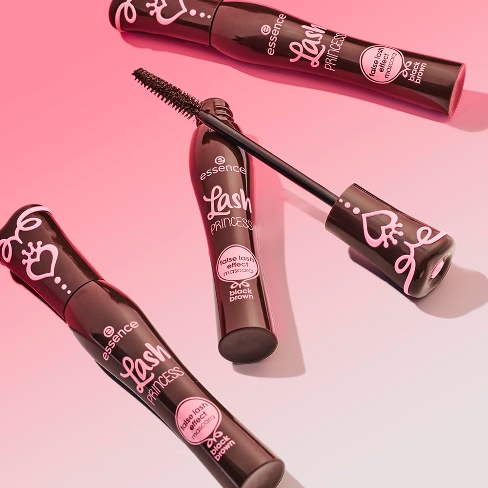 Essence Lash Princess Black Brown mascara brush detail