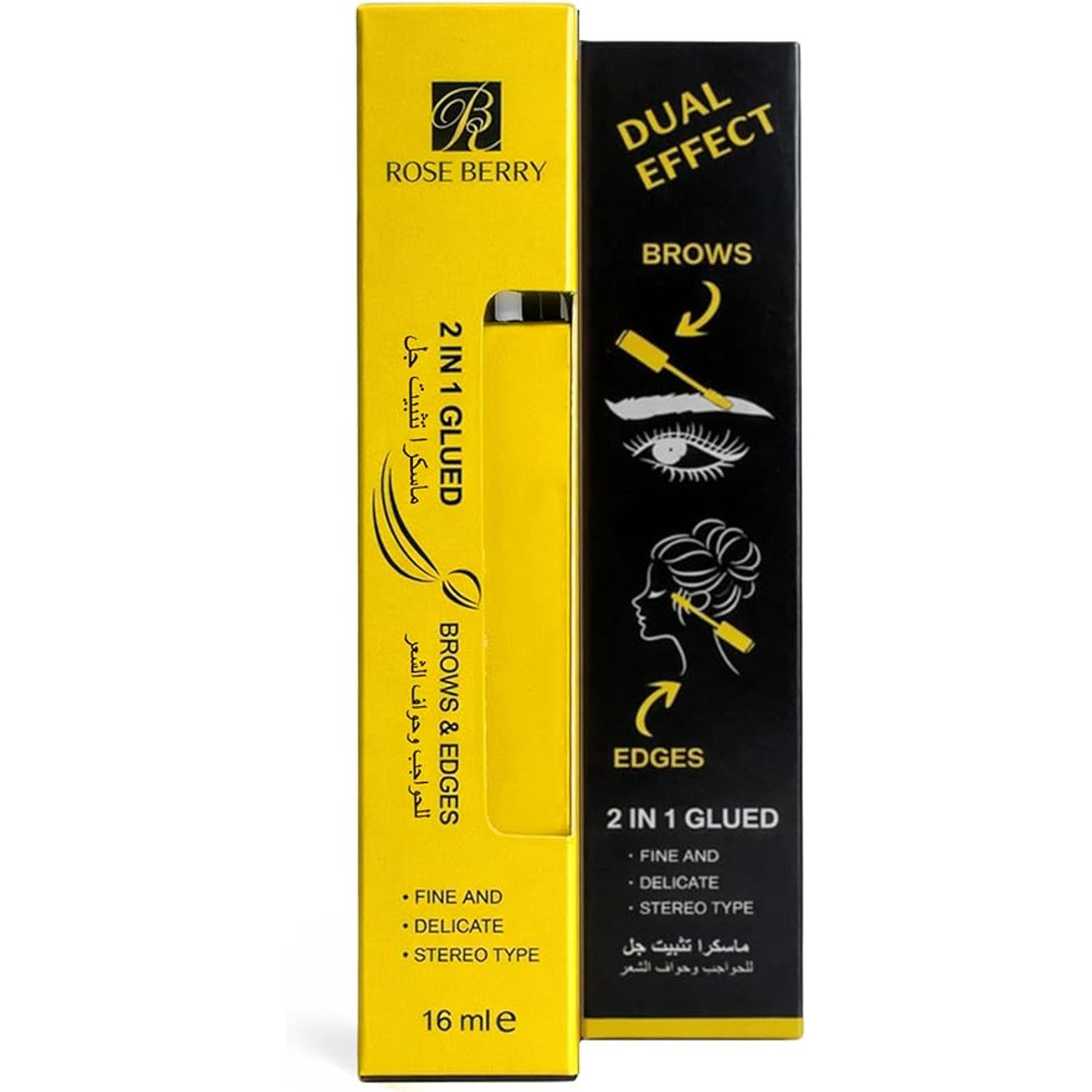 Rose Berry Glued Brow and Edge 2-in-1 styling gel