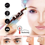 2-in-1 Rechargeable Eyebrow & Facial Hair Trimmer for Women - product image 6