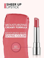 Flormar Sheer Up Moisturizing Lipstick packaging