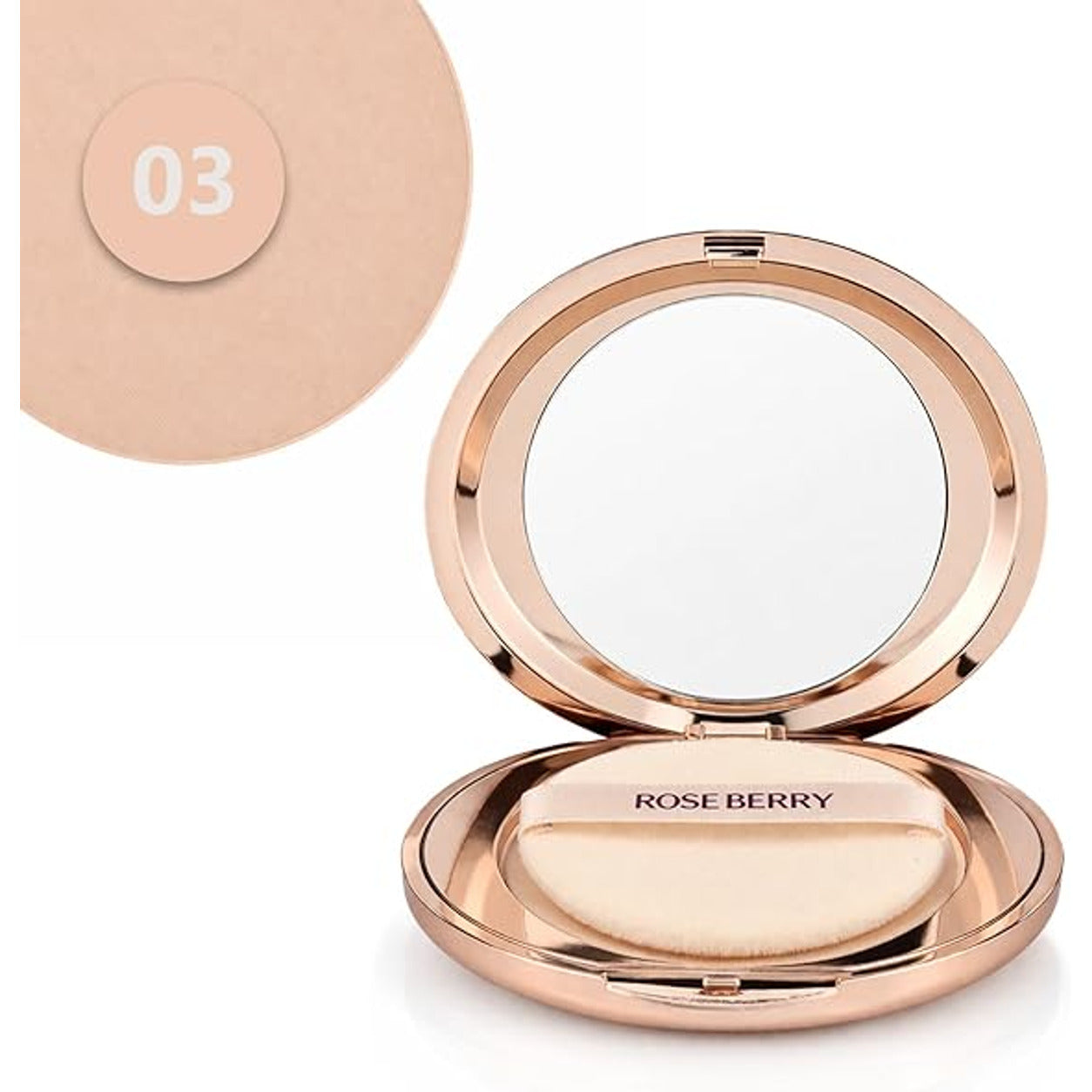 RoseBerry Airbrush Flawless Powder shade detail