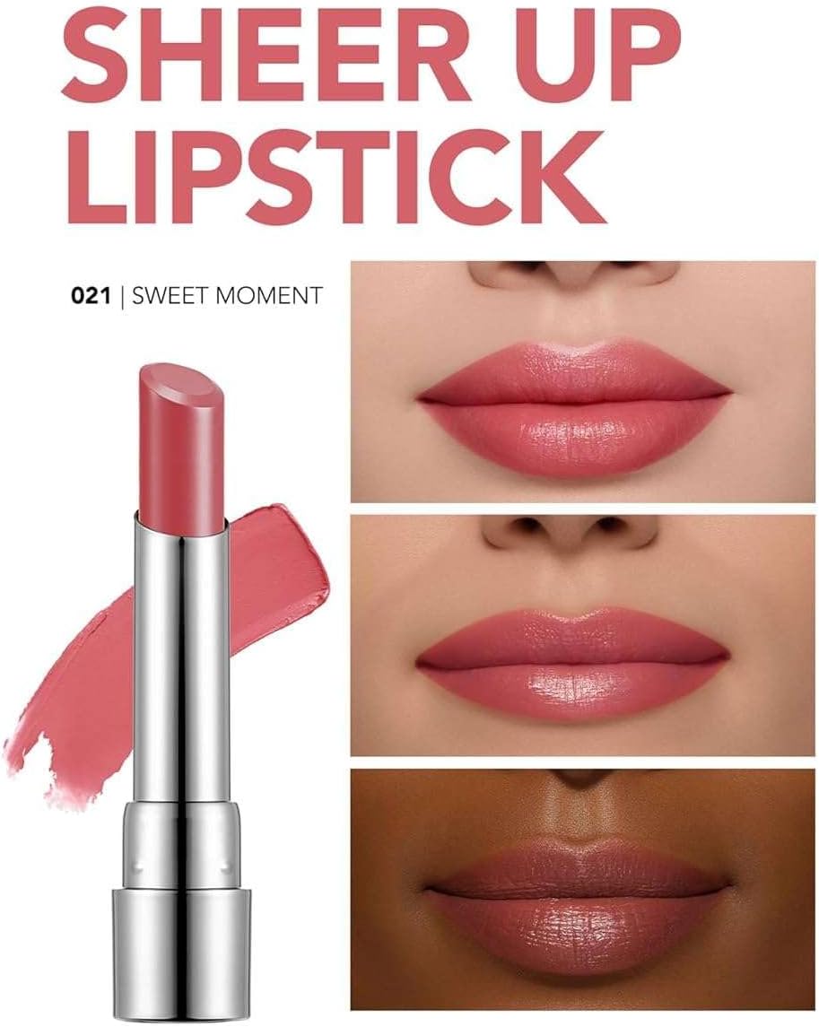 Flormar Sheer Up Moisturizing Lipstick glossy finish