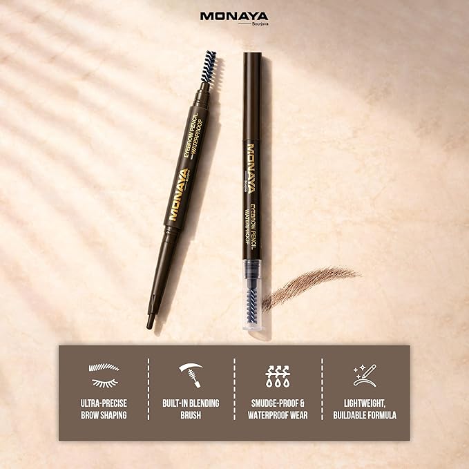 Monaya Waterproof Eyebrow Pencil