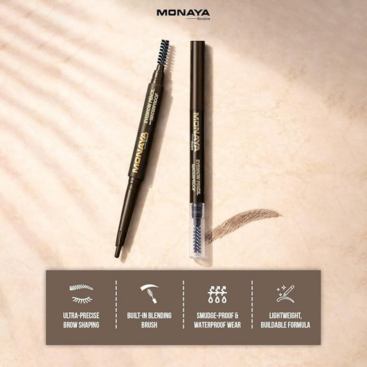 Monaya Waterproof Eyebrow Pencil product image 3