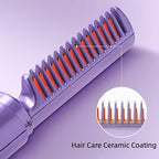 Aputue Mini Cordless Hair Straightener size comparison in hand