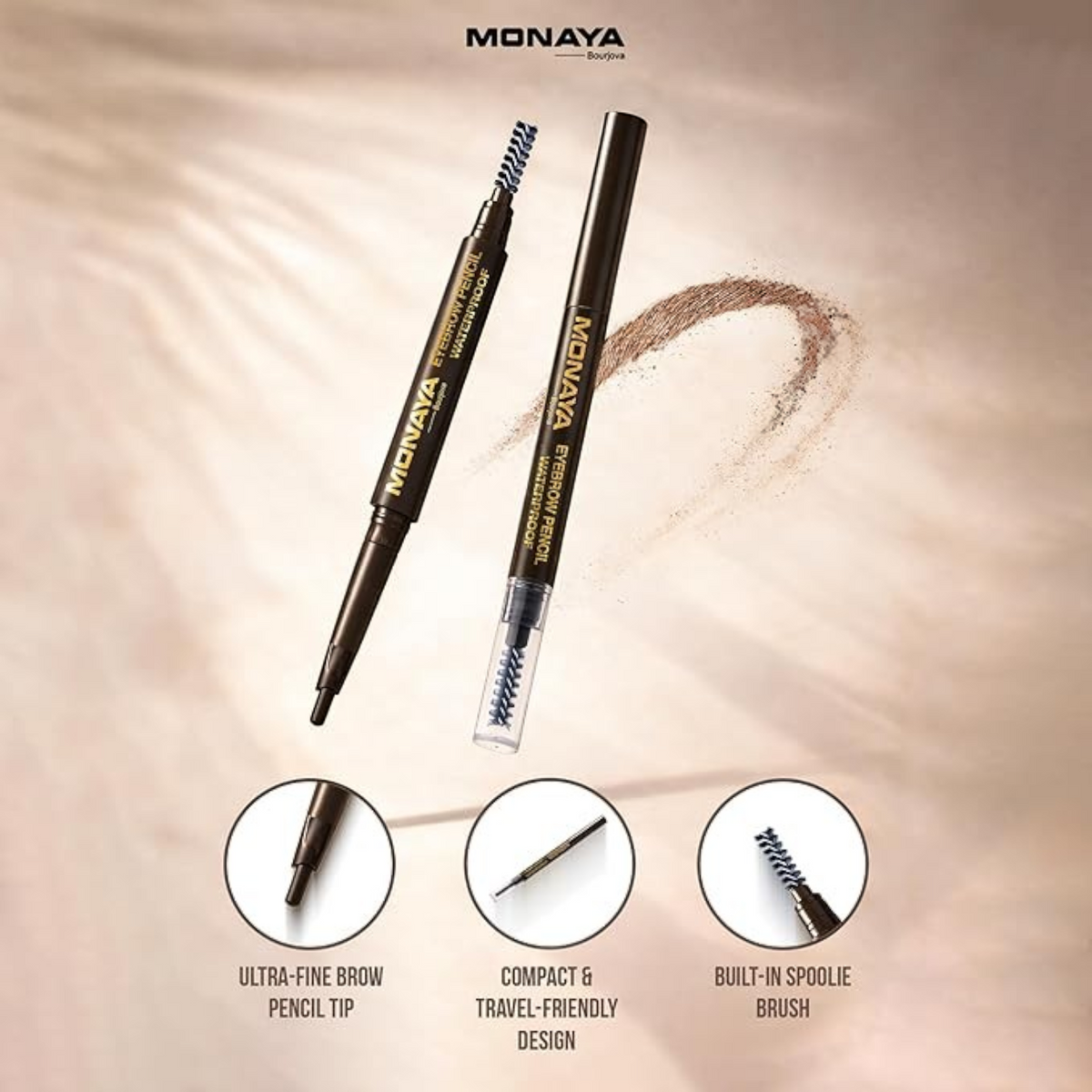 Monaya Waterproof Eyebrow Pencil product image 2