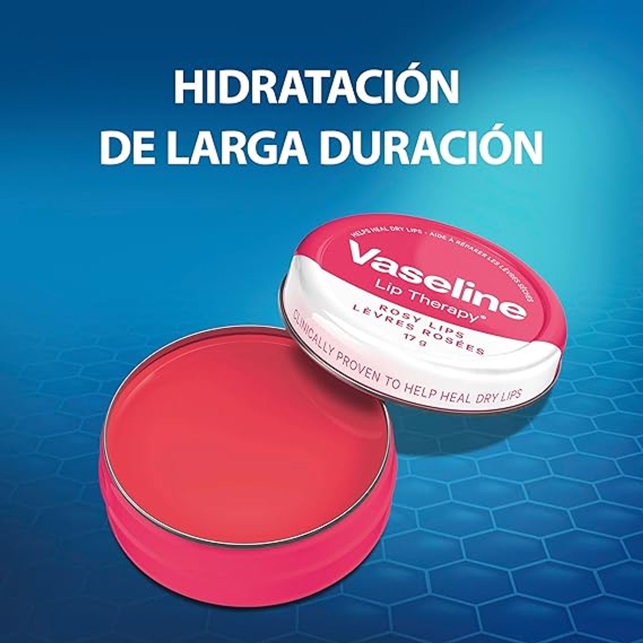 Vaseline Lip Therapy with rose and almond oil