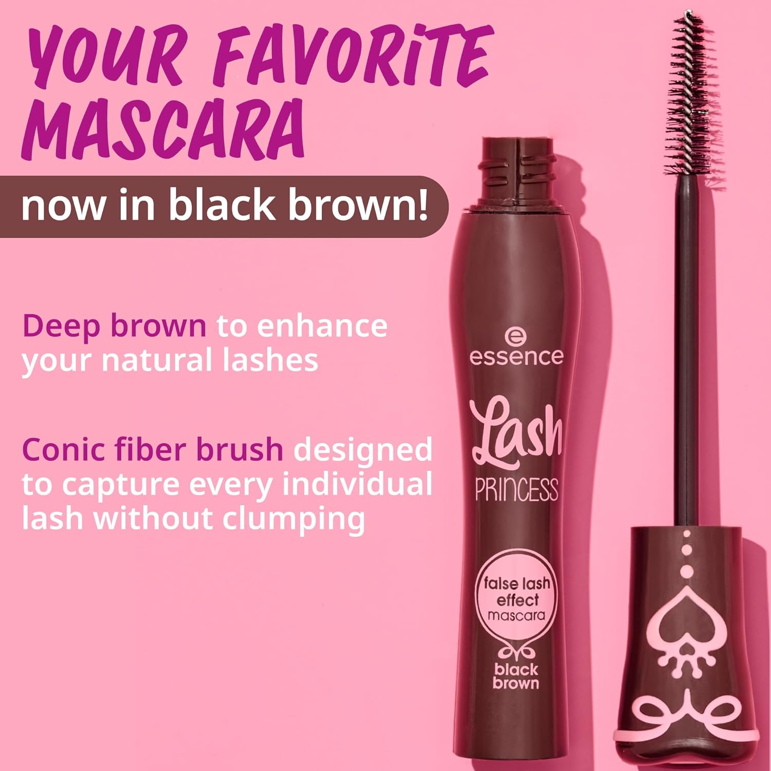 Essence Lash Princess Black Brown mascara product image