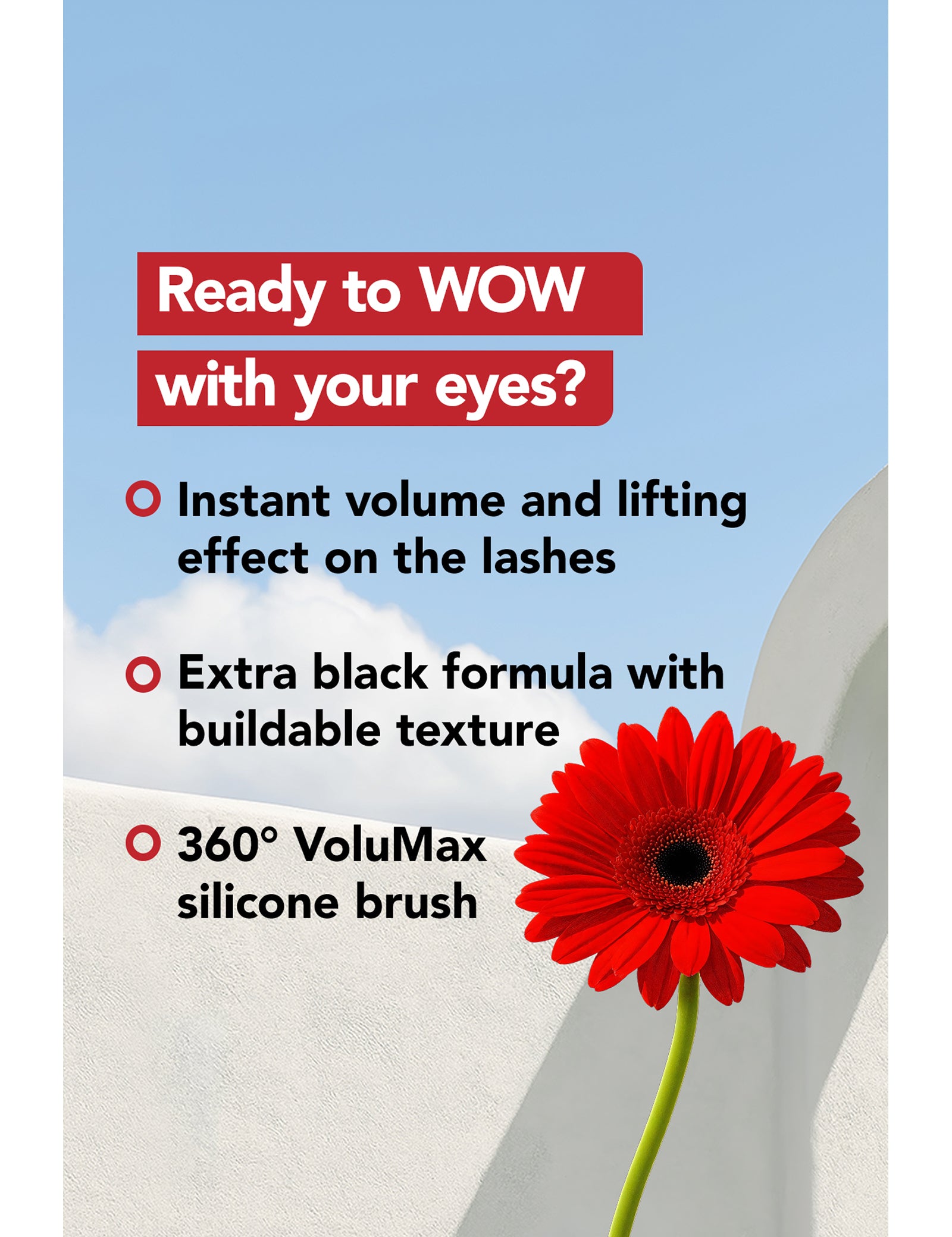 Flormar Volume Up Mascara black mascara product image