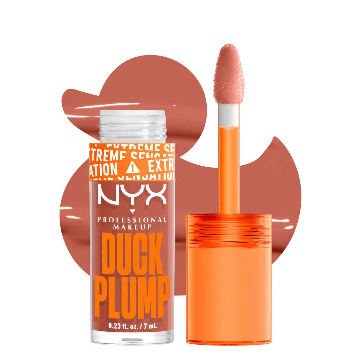 Duck Plump High Pigment Plumping Lip Gloss lip swatch application