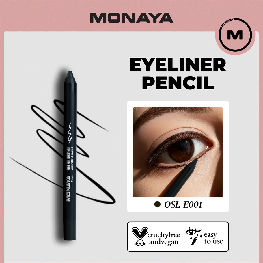 Monaya Kohl Eyeliner Pencil - E001 & E003