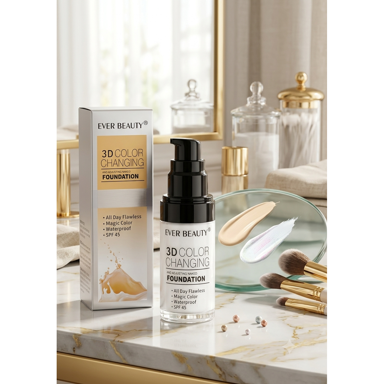 Ever Beauty - 3D Color Changing Foundation Cream