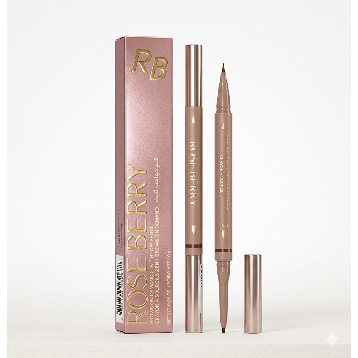 Rose Berry Brow On Demand 2-in-1 Brow Pencil product image