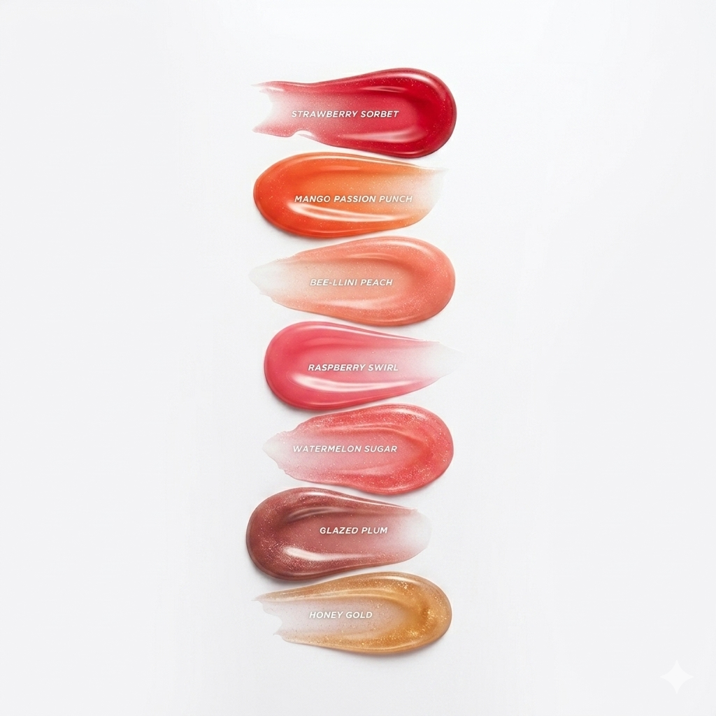 Gisou Honey Infused Lip Oil for hydrated glossy lips