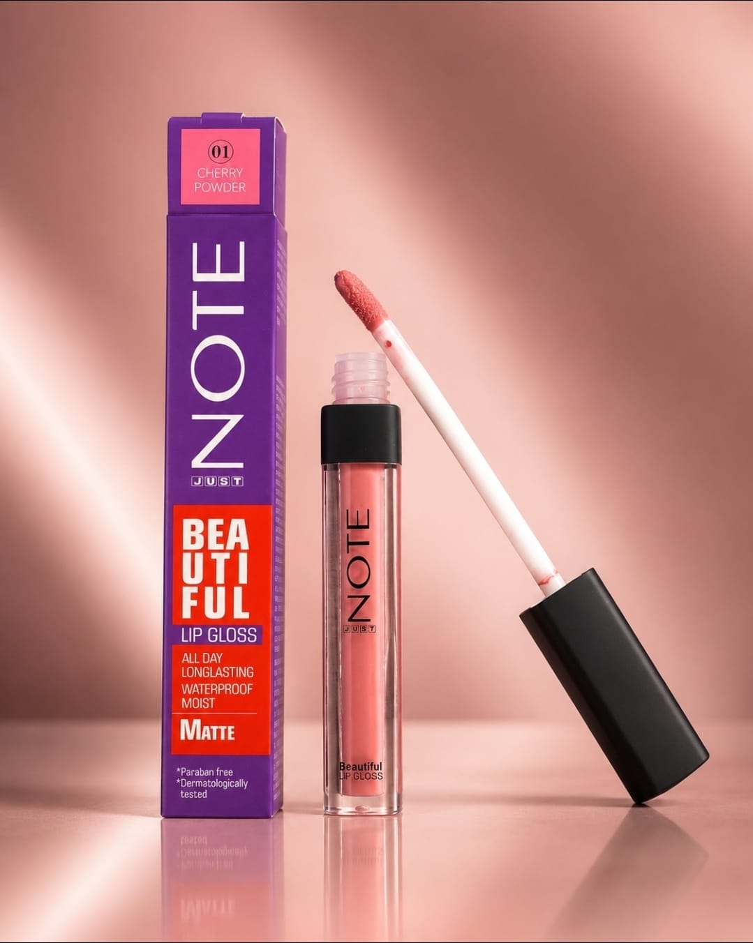 NOTE Beautiful Matte Lip Gloss shade 03 Pink Apricot Color product image
