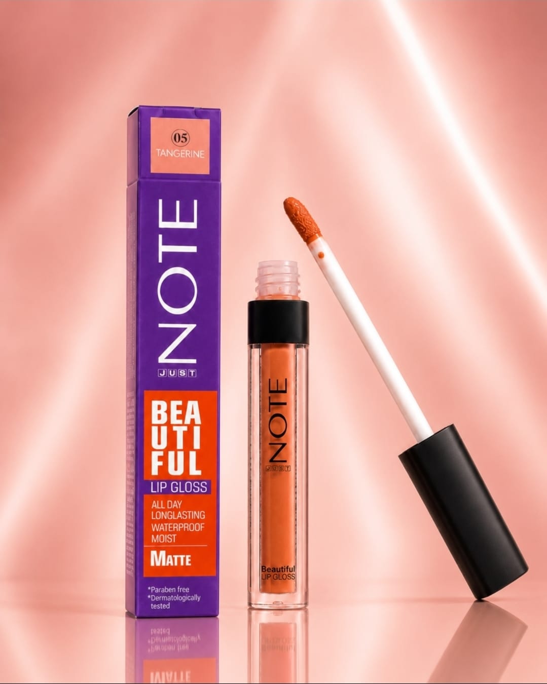 NOTE Beautiful Matte Lip Gloss shade 05 Tangerine product image