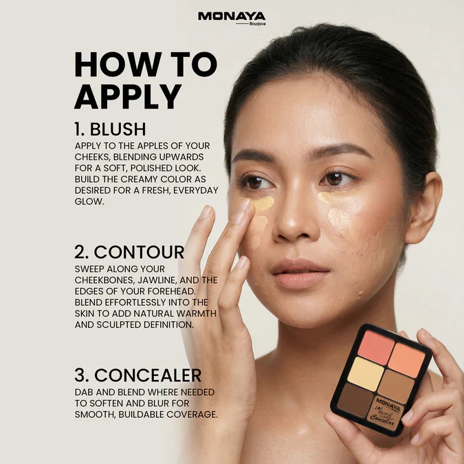 Monaya 3-in-1 Face Palette