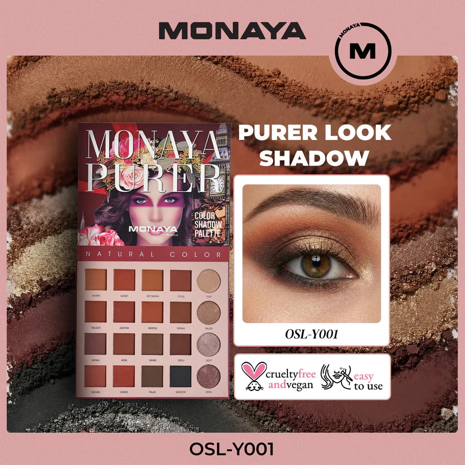 Pure Color Eyeshadow Palette Y001 20 shades open view