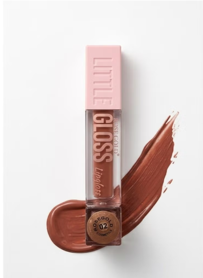 RoseGold Lip Plumping Gloss shade detail