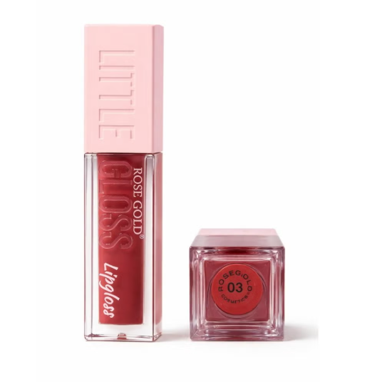 RoseGold Lip Plumping Gloss packaging
