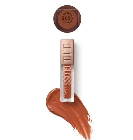 RoseGold Lip Plumping Gloss close up