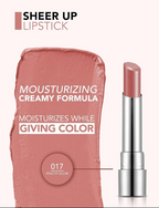 Flormar Sheer Up Lipstick shade Go For Bordeaux