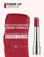 Flormar Sheer Up Lipstick shade Daring Whisper