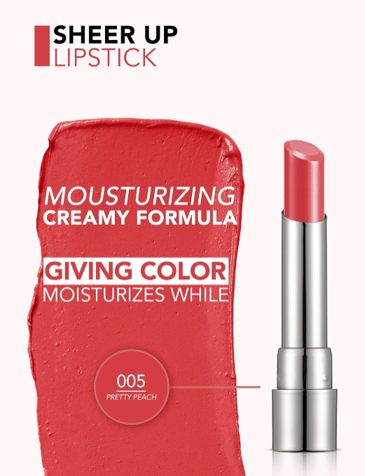 Flormar Sheer Up Lipstick shade Candy Crush