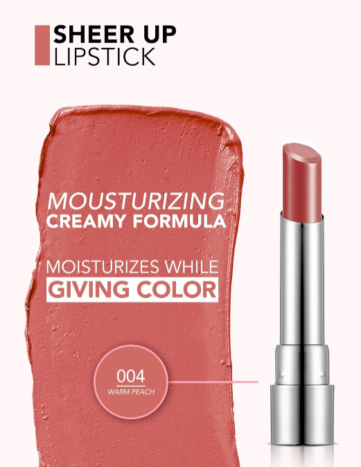 Flormar Sheer Up Lipstick shade Tangerine