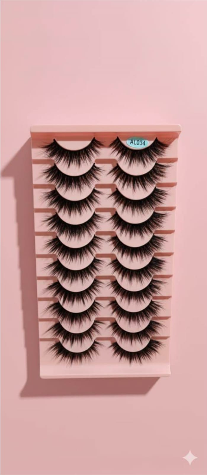 Lashes AL034 false eyelashes close-up