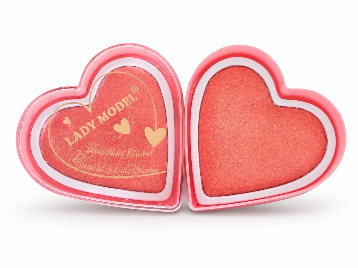 Lady Model Blushing Hearts blush compact