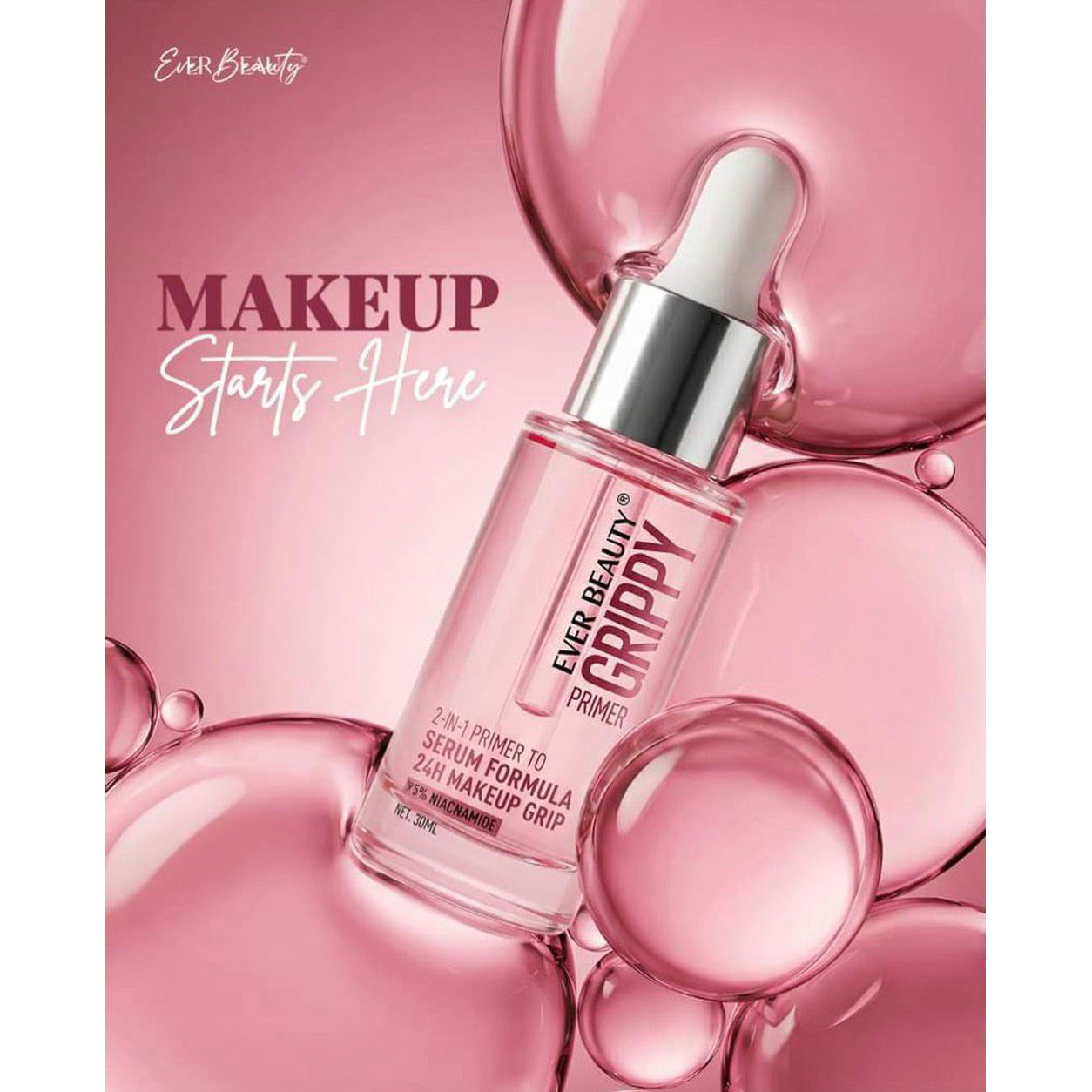 Ever Beauty Grippy Primer 30ml packaging