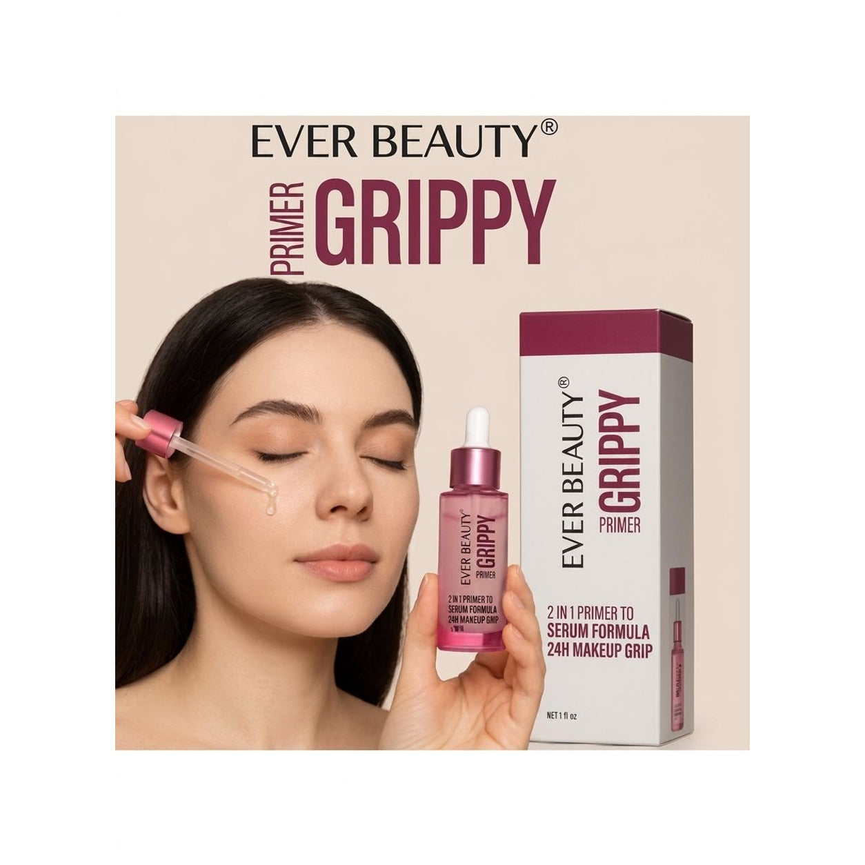 Ever Beauty Grippy Primer serum texture