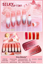 Kiss Beauty Silky Lip Tint shade range