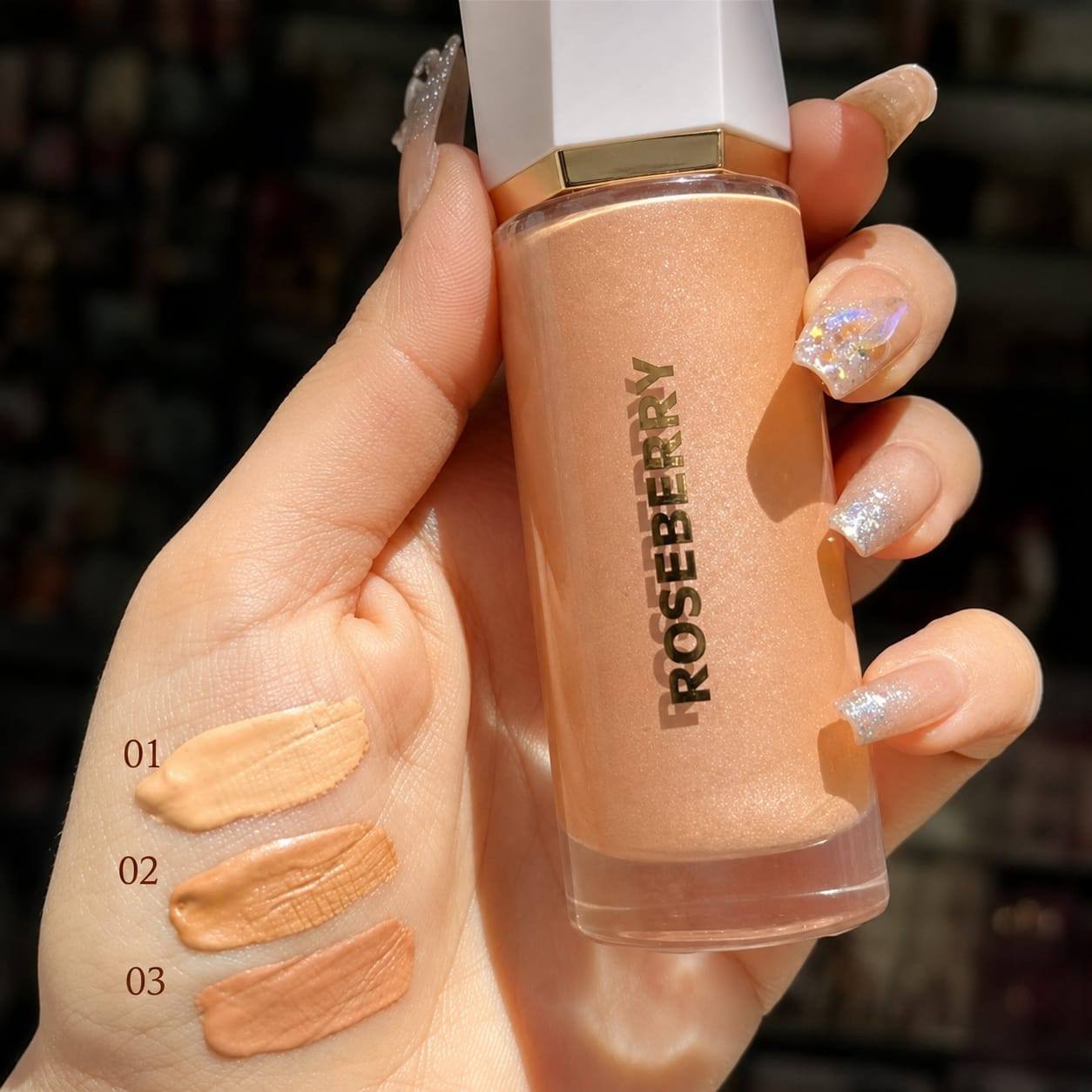 RoseBerry Liquid Highlighter packaging