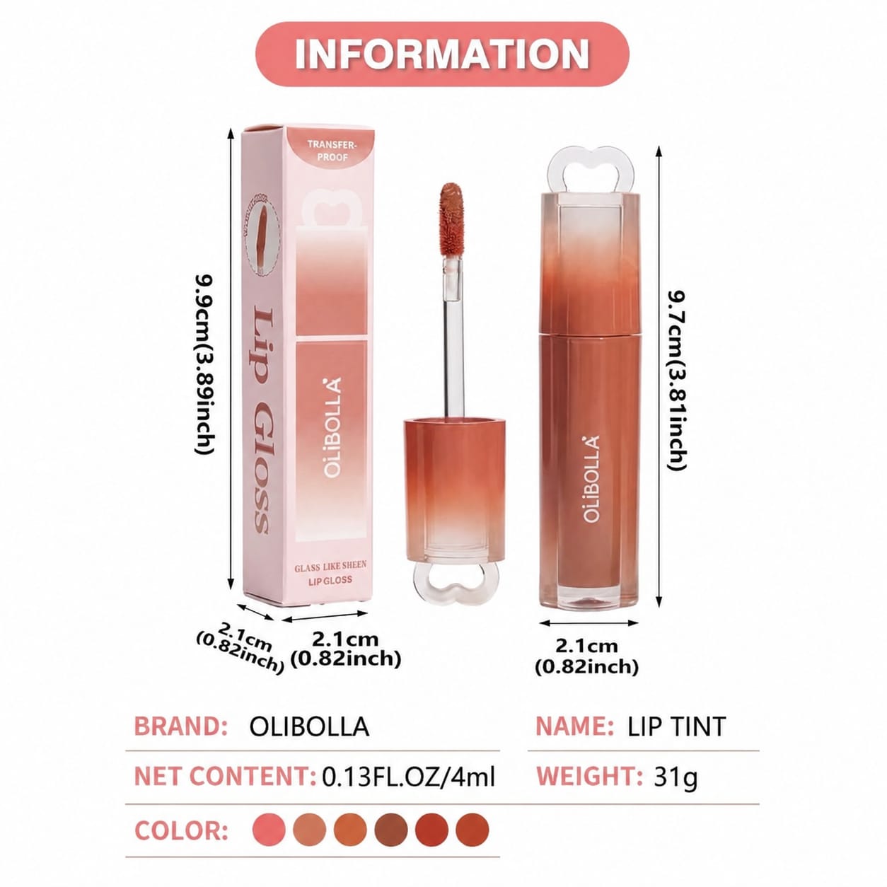Olibolla Watery Mirror Lip Lacquer