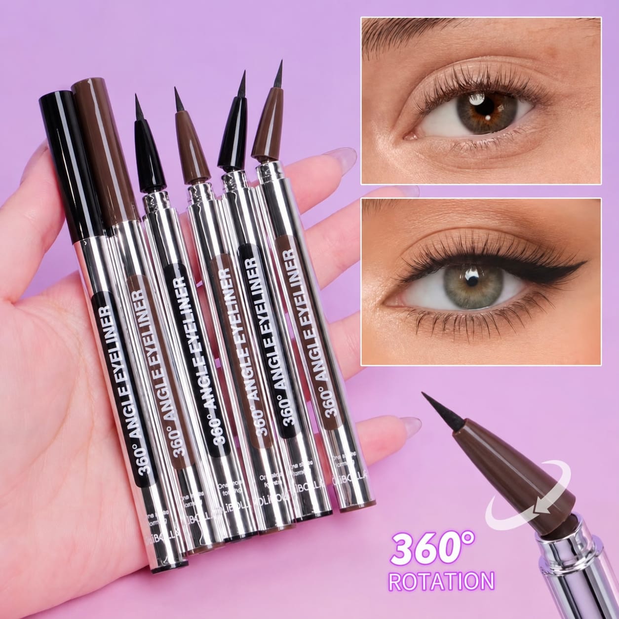 Olibolla 360° Waterproof Liquid Eyeliner