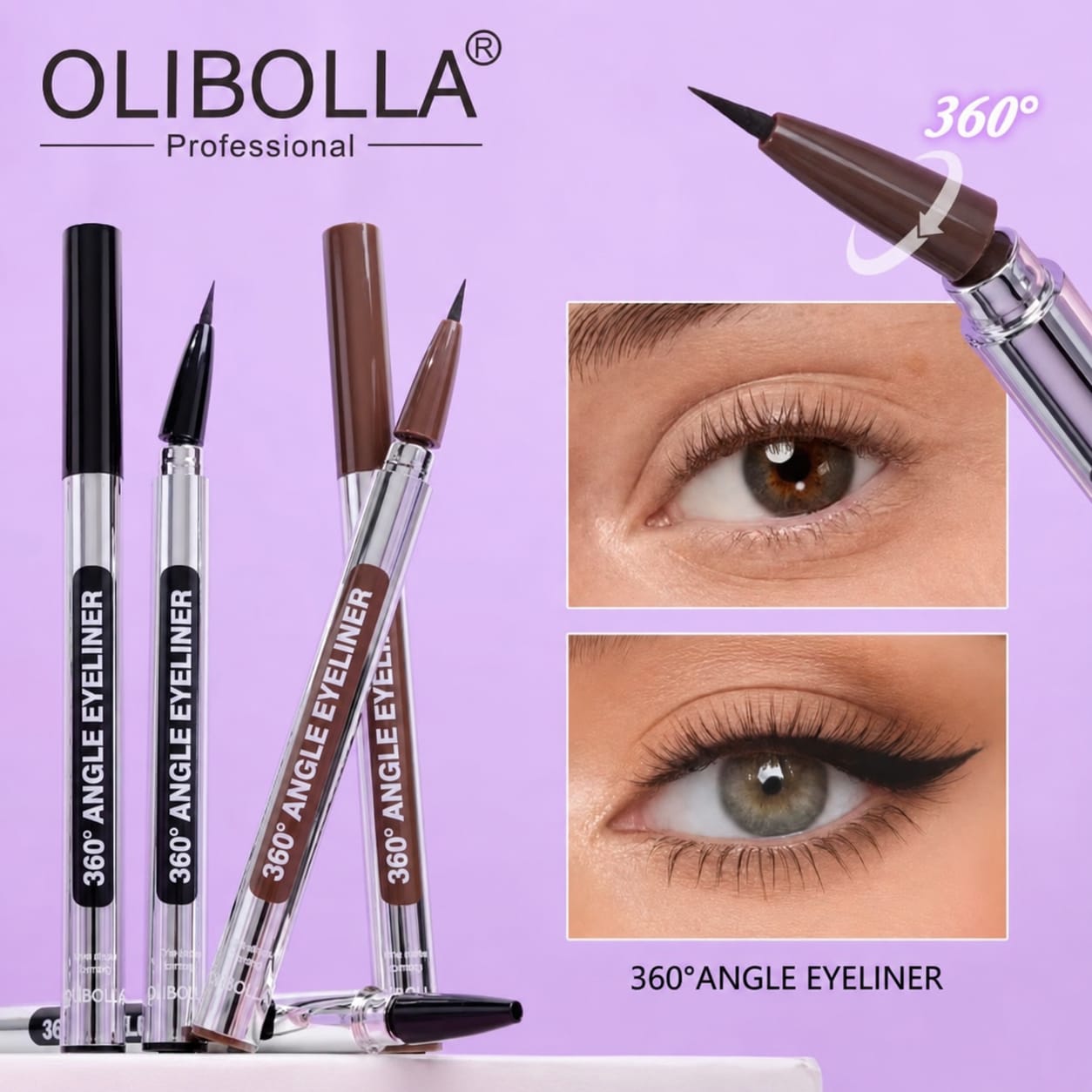 Olibolla 360° Waterproof Liquid Eyeliner