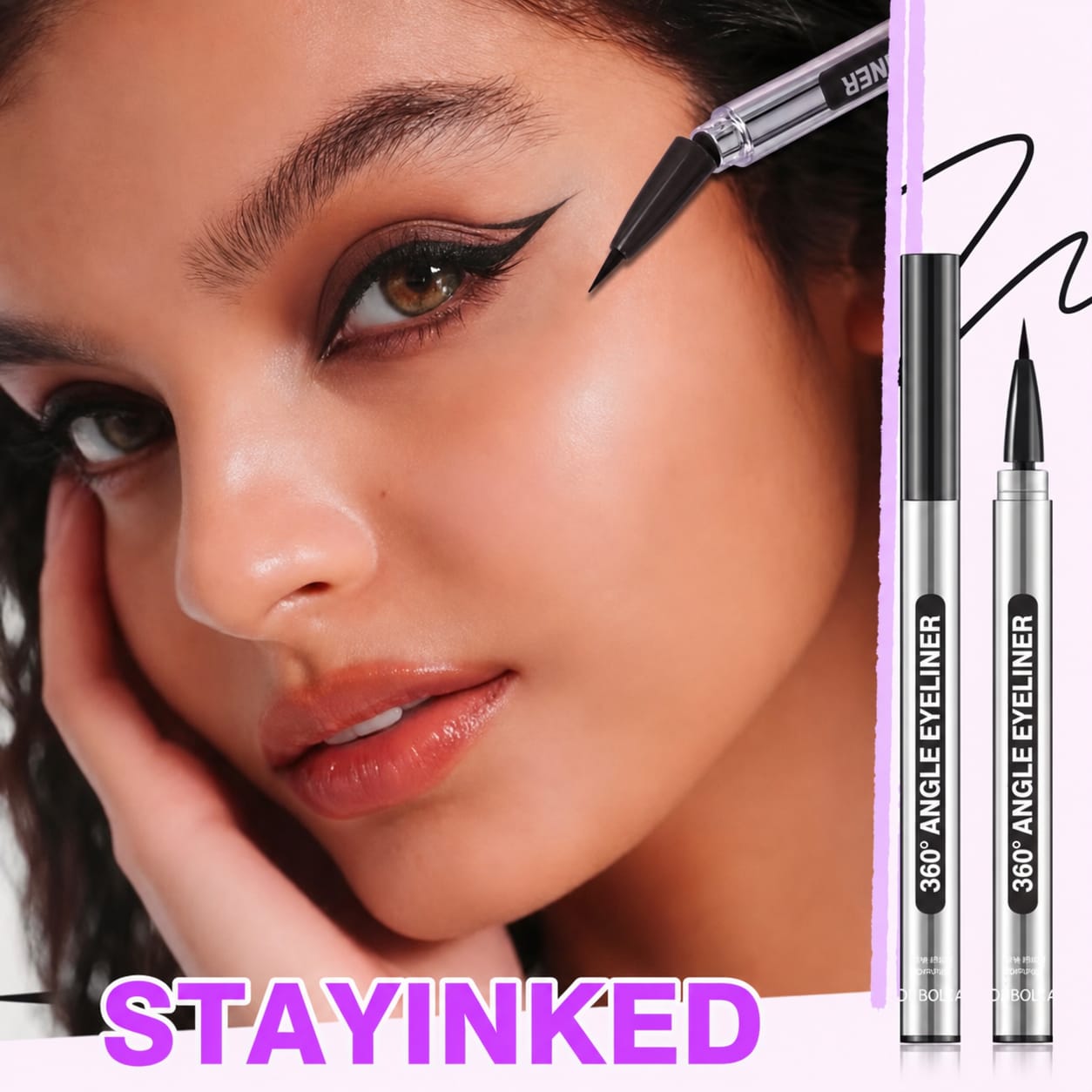 Olibolla 360° Waterproof Liquid Eyeliner