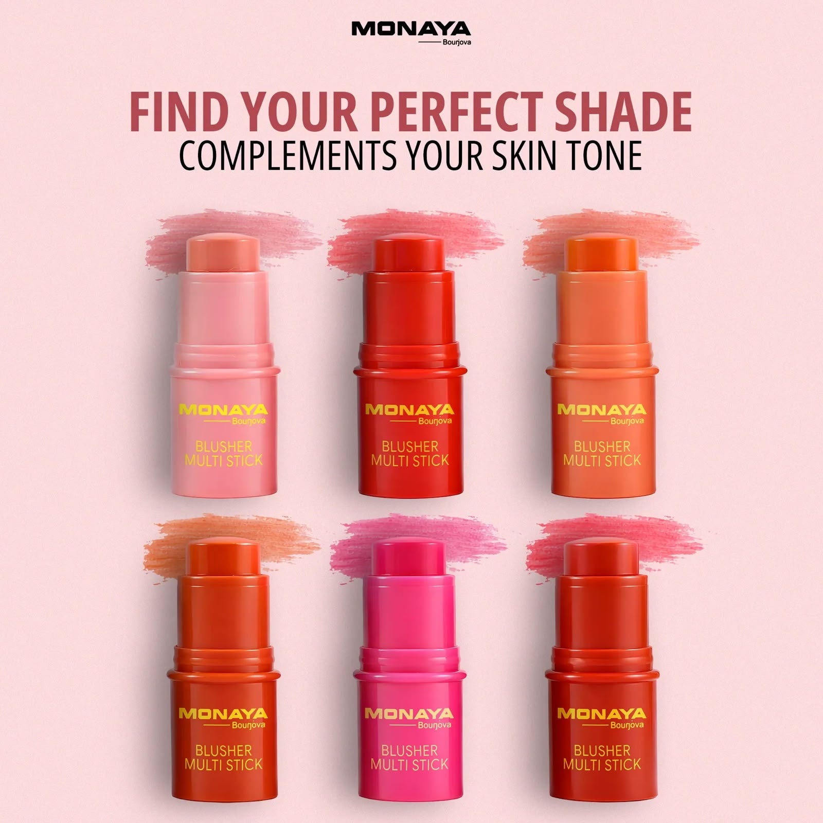Monaya Multi-Use Cream Blush Stick