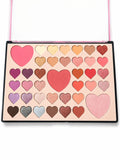 Ruby Rose Heart-Shaped Matte and Shiny Eyeshadow Palette product image