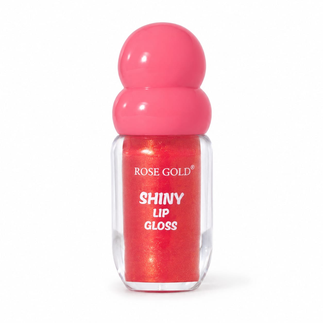 Rose Gold Shiny Lip Gloss glossy finish